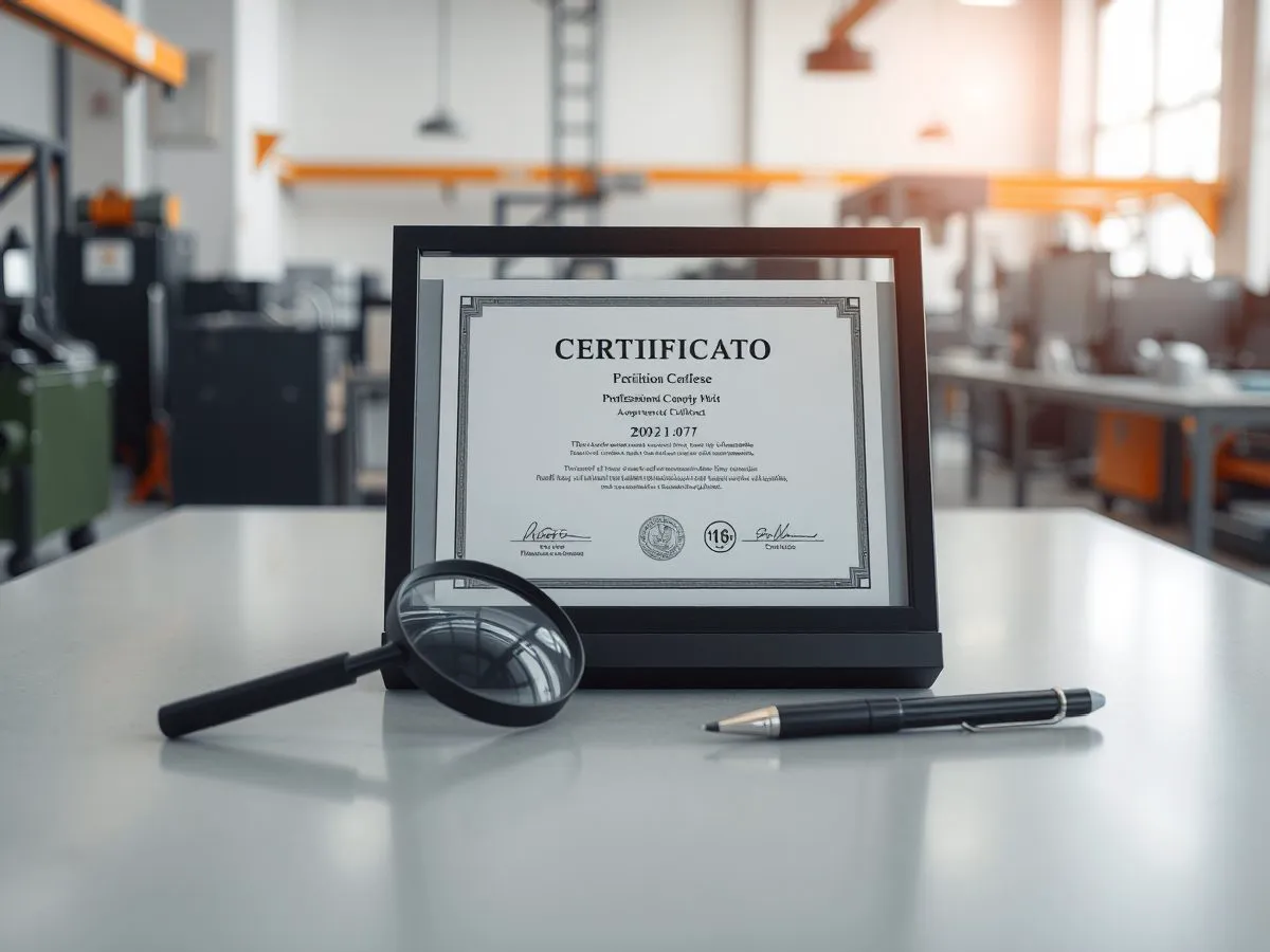 ISO 9001质量管理体系认证证书展示