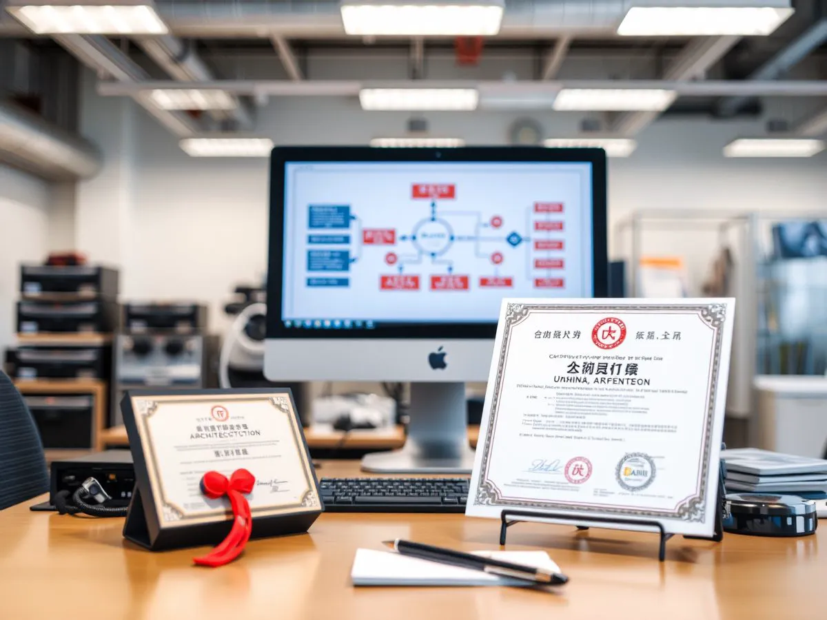 1xBet官网中间件软件著作权证书与系统架构示意图